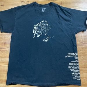 Pop Smoke x Vlone Tracklist tee